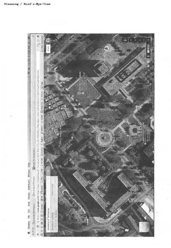 Birdseye photo of the space