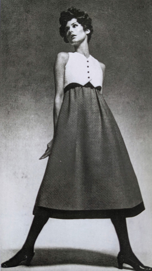 Photo of babydoll cropped top and skirt