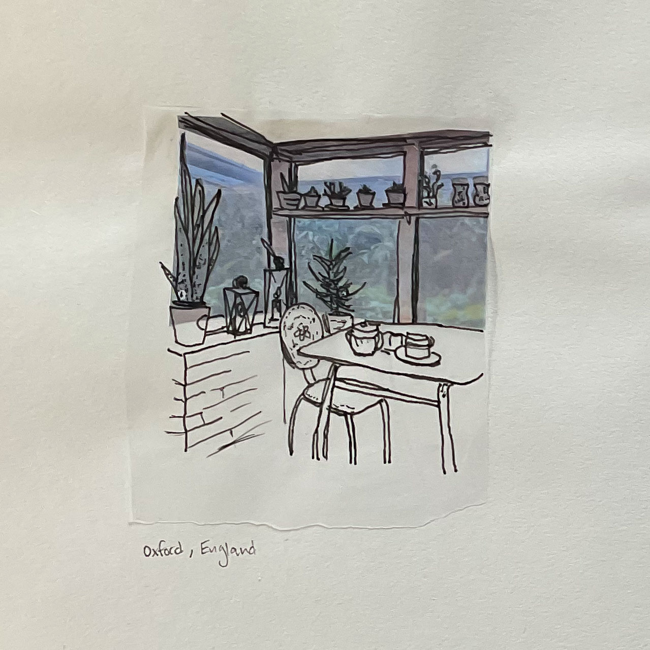 Collage of Oxford Cafe