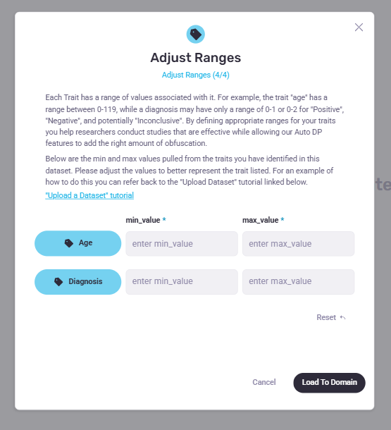 Screenshot of project