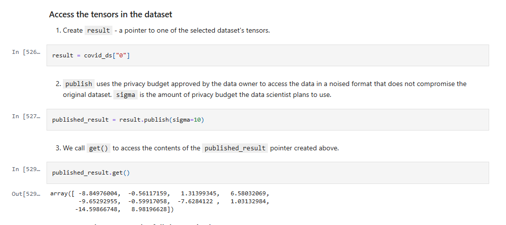 Screenshot of project