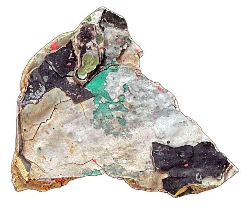 → UT Rock(layers of spray paint)