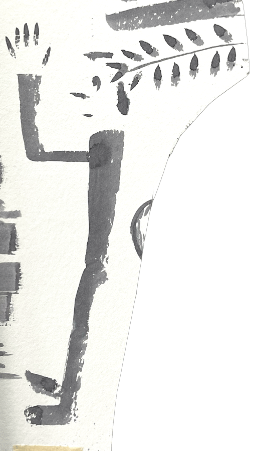 → Pressing Brush(calligraphy brush)